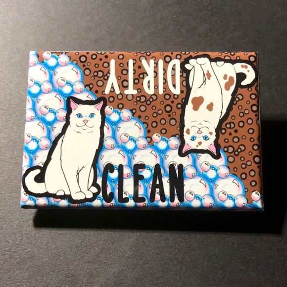 The Cloudy Corgi Other - Cat Dishwasher Magnet Handmade Gifts & Home Decor